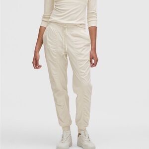 NWOT lululemon Dance Studio Full Length Mid Rise Jogger in Light Ivory